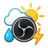 Live Weather Forecast browser source